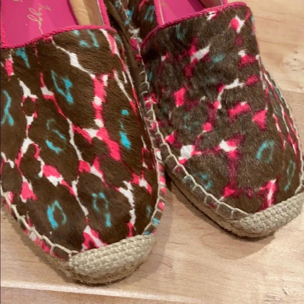 Minelli Leather espadrille, made in Spain, size 6